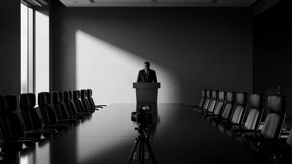 Illustration for What CEOs Get Wrong About AGM Speeches
