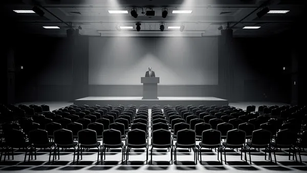 Illustration for When a Minister's Speech Contradicts Its Own Message