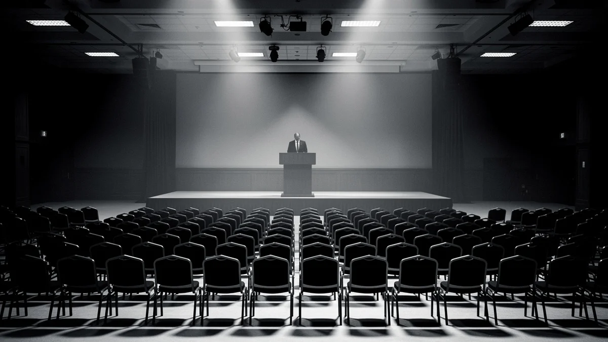 Illustration for When a Minister's Speech Contradicts Its Own Message