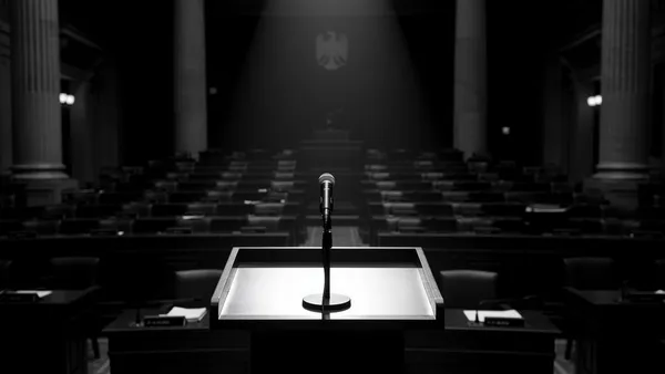 Illustration for When Political Speech Threatens Democracy Itself
