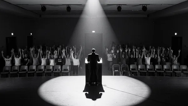 Illustration for When Audiences Ask the Questions, Who Controls the Message?