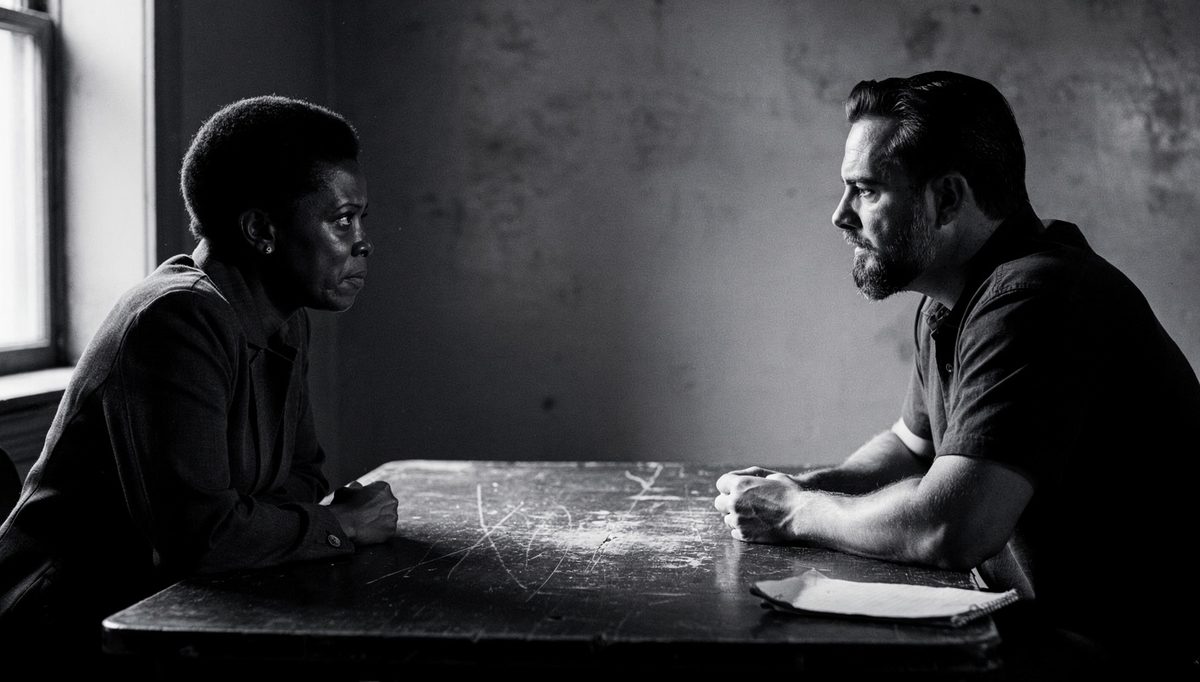 Two colleagues in tense discussion illustrating tension management programs