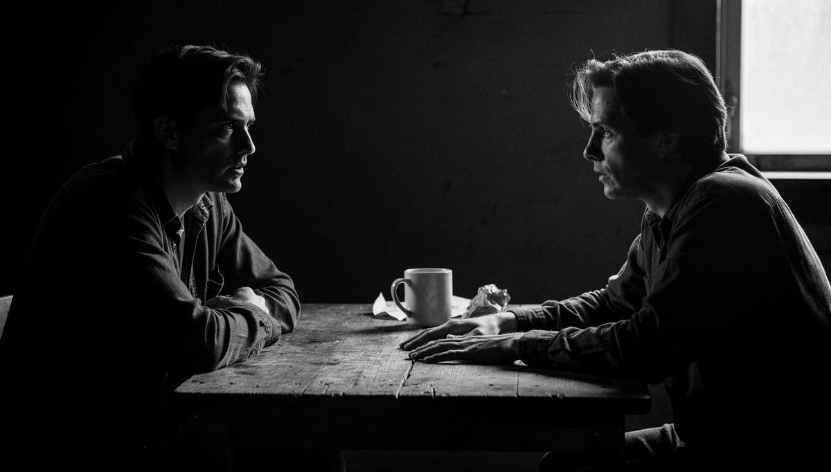 Two colleagues rebuilding post-conflict trust after a difficult conversation