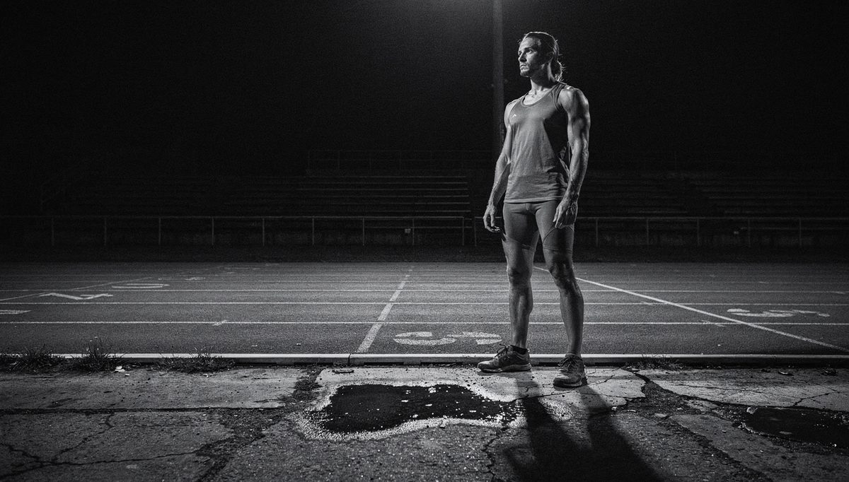 Athlete standing tall showing confident body language before competition