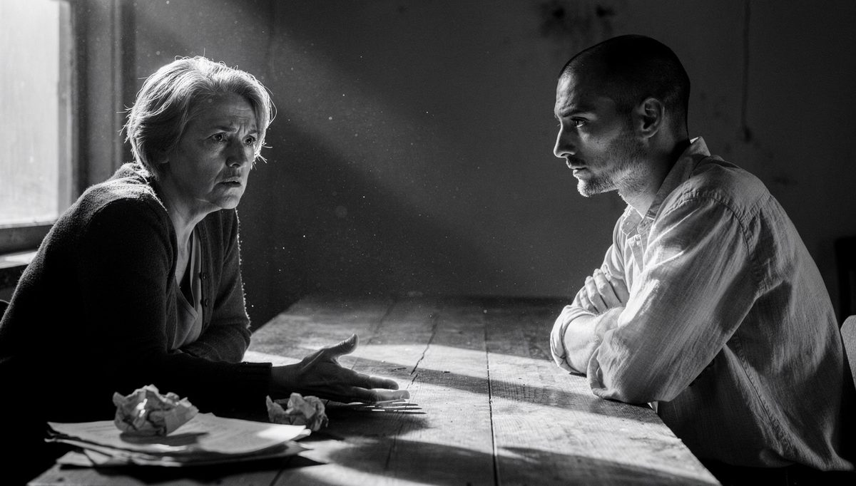 Two people negotiating with anchor more persuasive framing technique