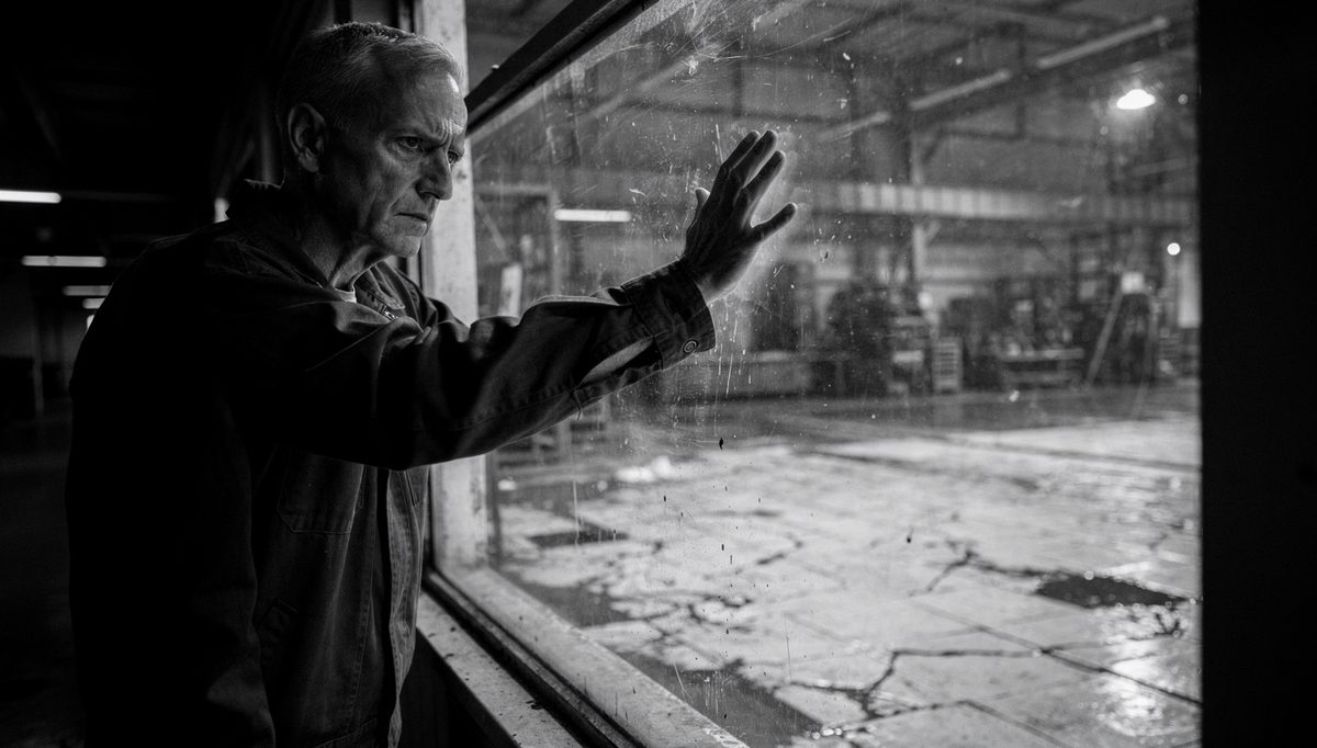 Leader at window showing emotional resilience under stress
