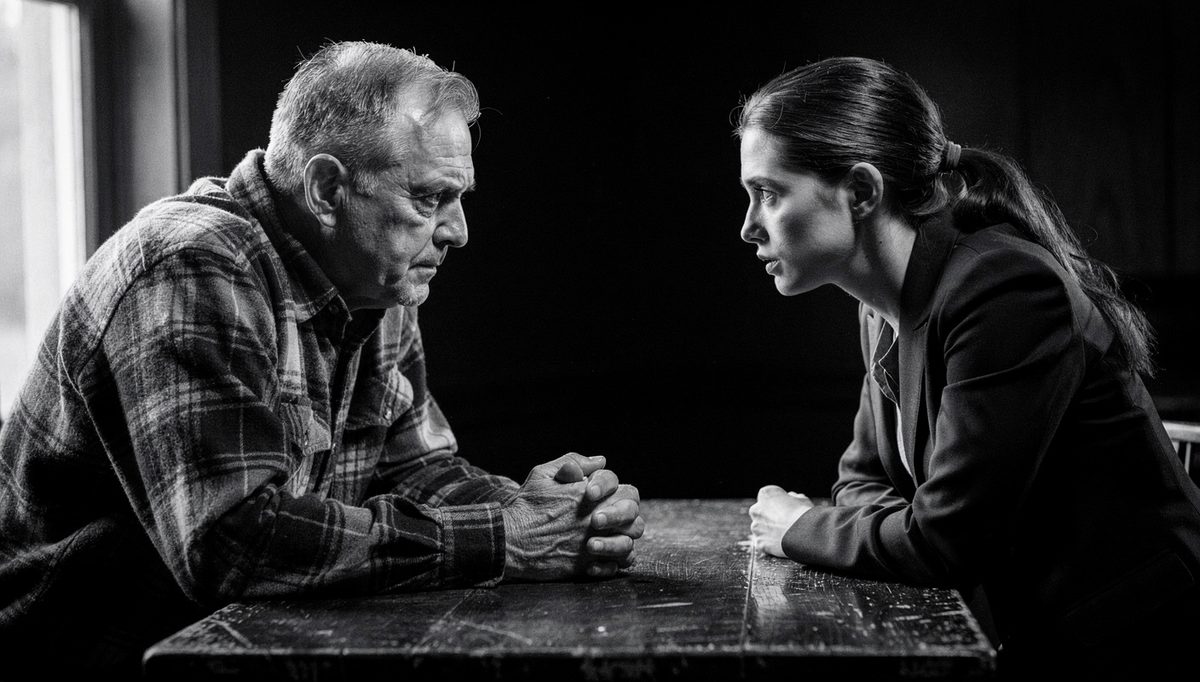 Man and woman in tense G.R.O.W. method conflict conversation