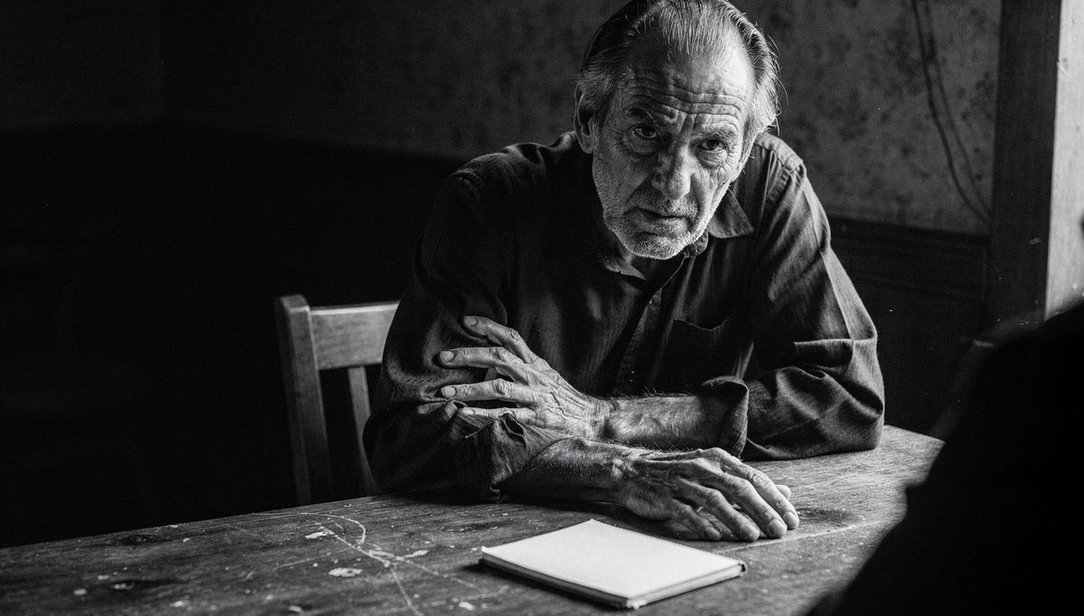 Older man listening intently, demonstrating patient hearing progression skill
