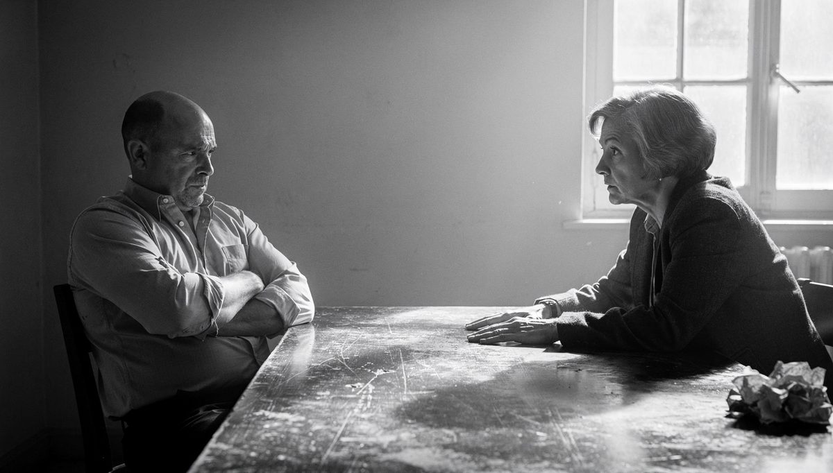 Two colleagues in tense confrontation illustrating toxic trait patterns