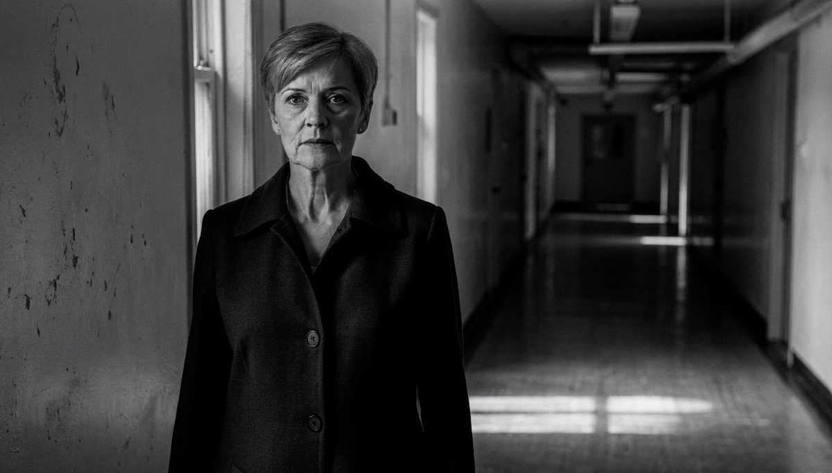 Leader standing in corridor ready to advocate for team