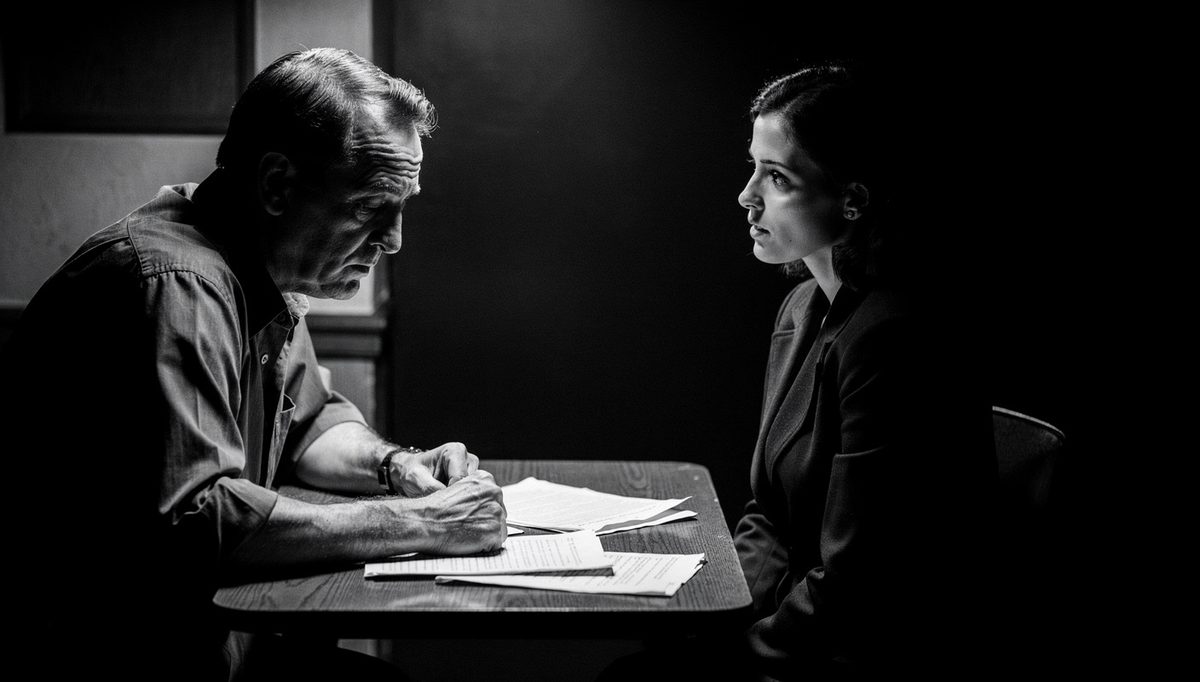 Two negotiators at table, cross cultural anchoring in progress