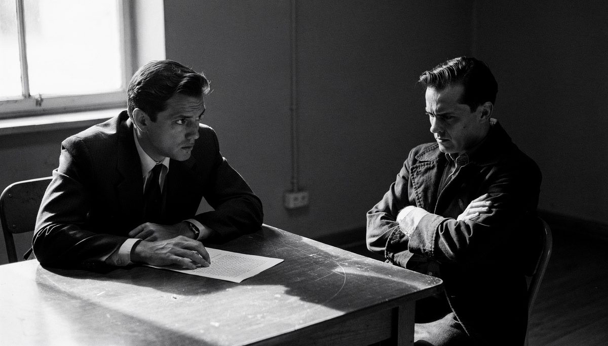 Two negotiators at a table, counteract strong anchor tension