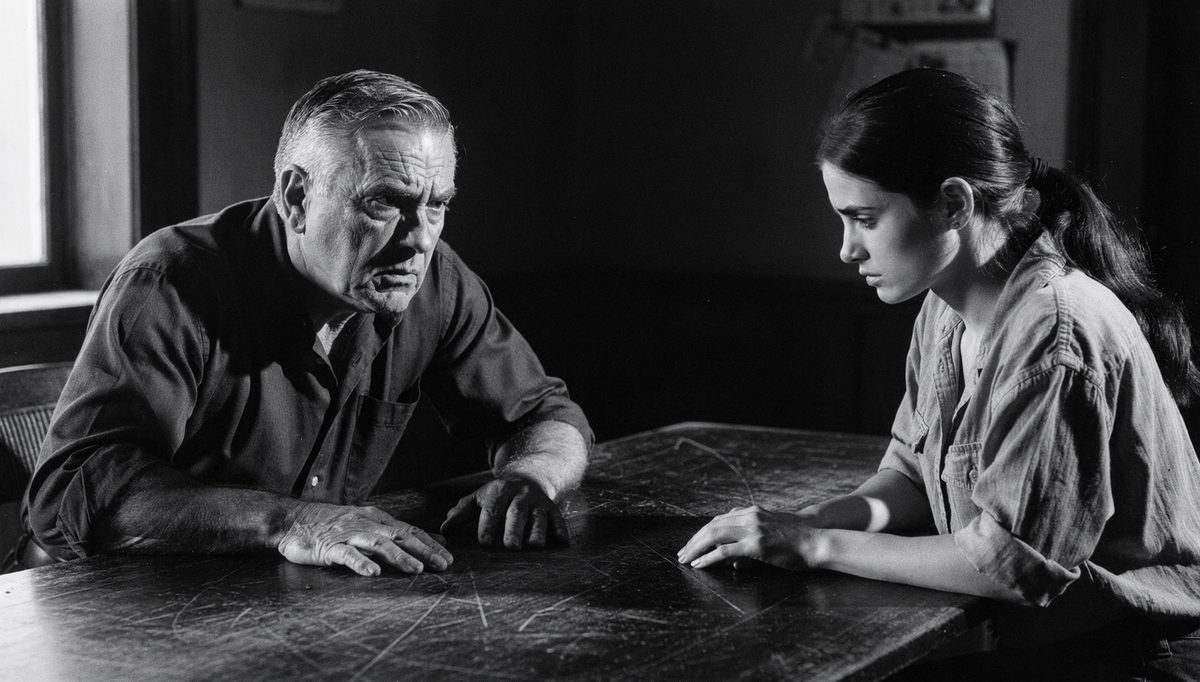 Two colleagues in tense feedback conversation, give feedback accountability