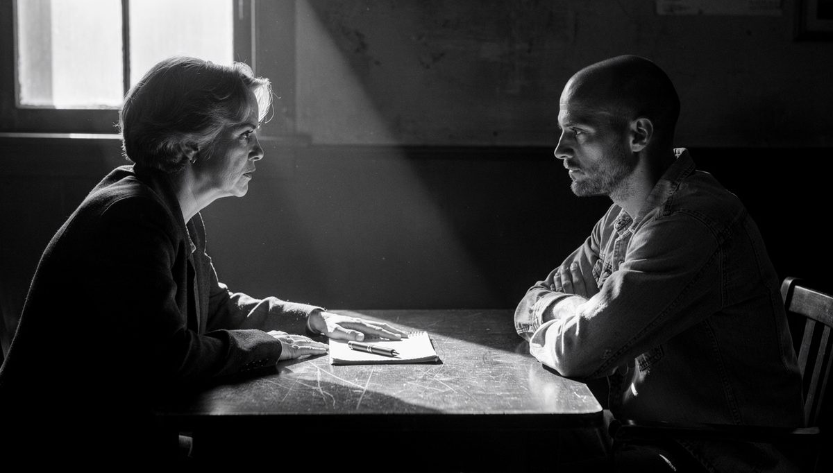 Manager holding a difficult conversation with a technical expert employee