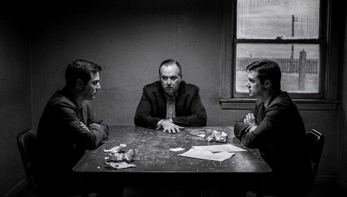 Mediator between two neighbors in a property dispute session