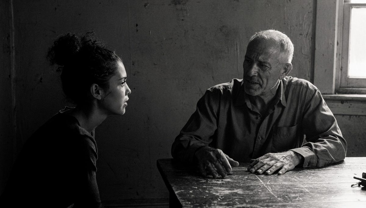 Man and woman in tense conversation, name your emotion