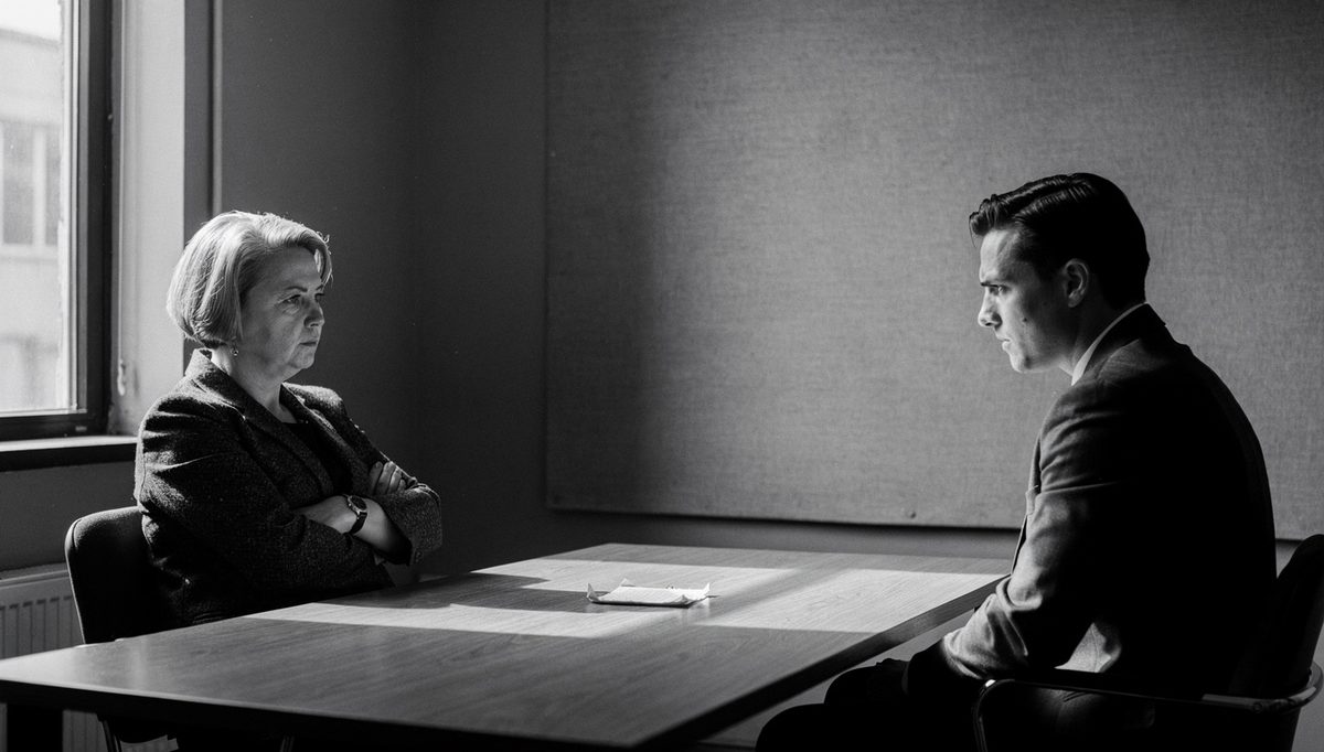 Manager and high-performing employee in tense difficult conversation