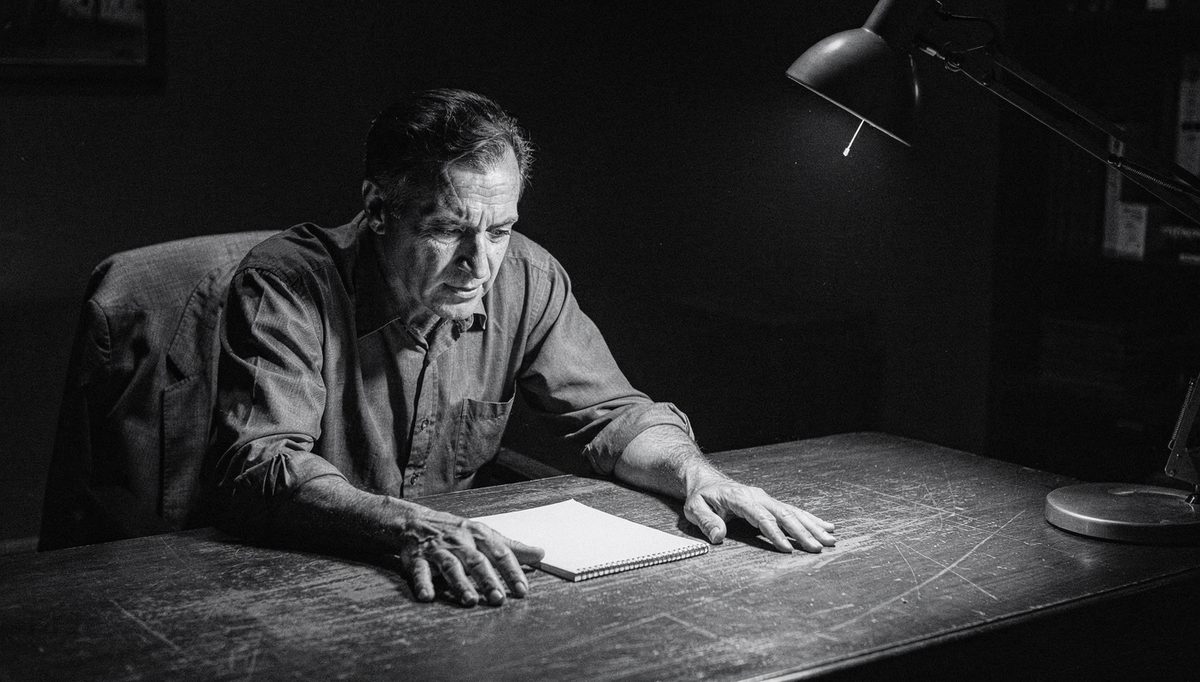 Man composing himself before confronting toxic traits using C.O.N.N.E.C.T. method