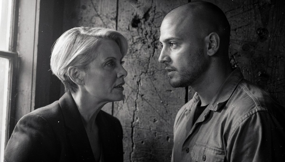 Leader delivering leadership voice praise to a focused high performer
