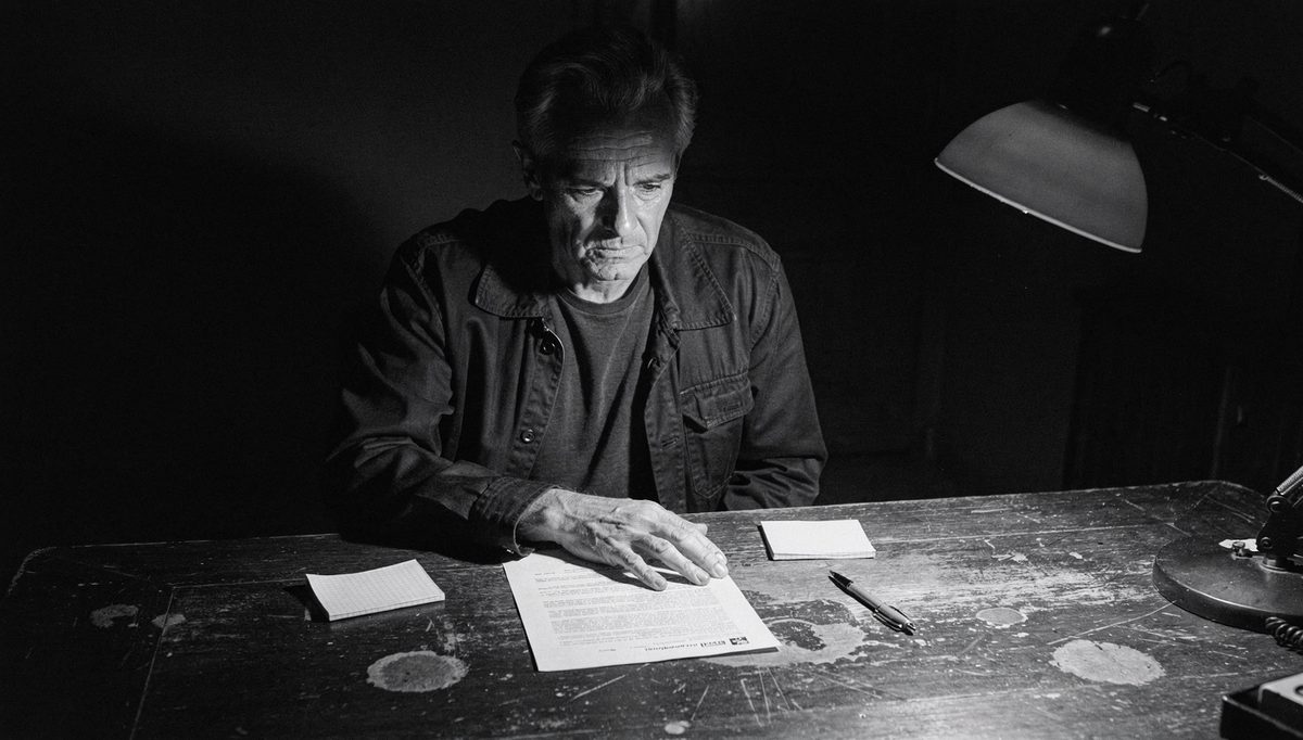 Man studying a written anchor document, written vs verbal anchors