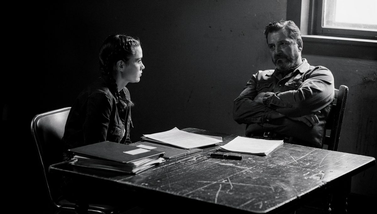 Two people in tense exchange, illustrating patient hearing mistakes