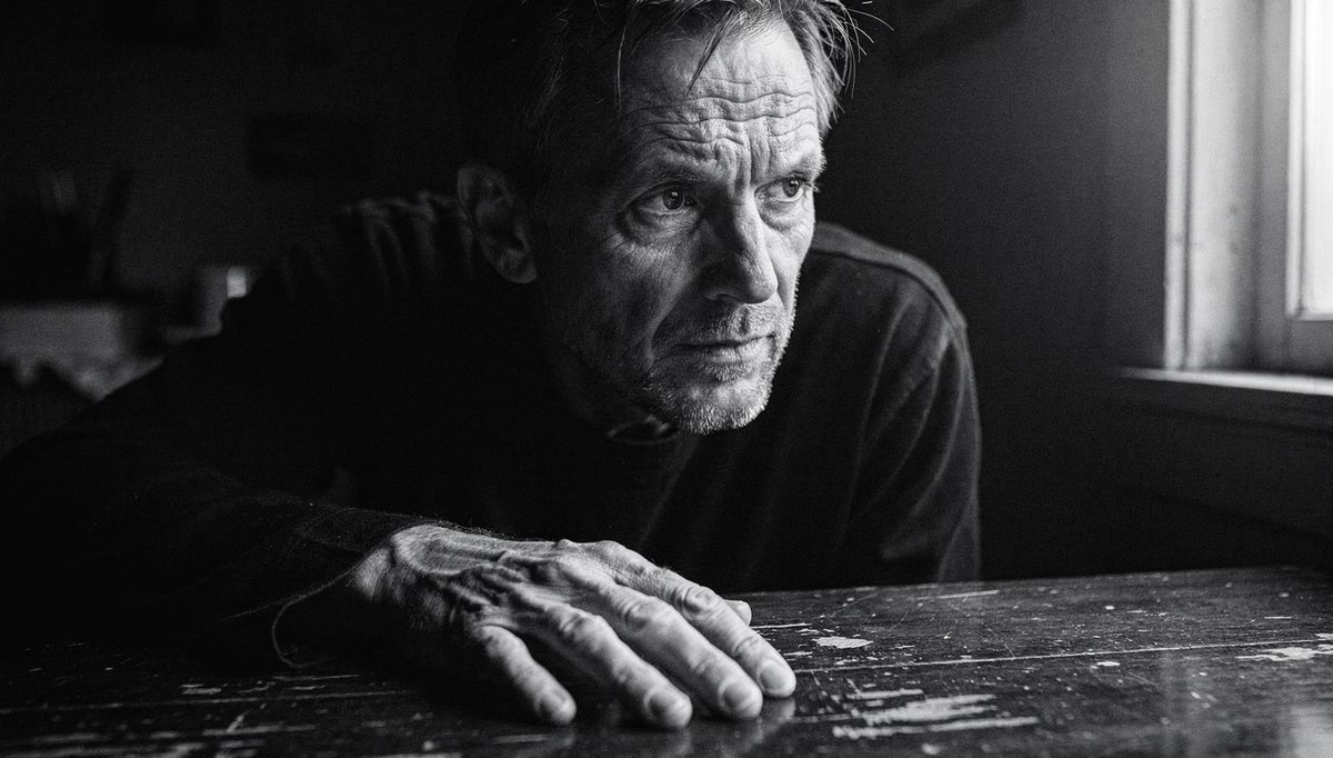 Man staying composed under pressure, emotional control techniques demonstrated