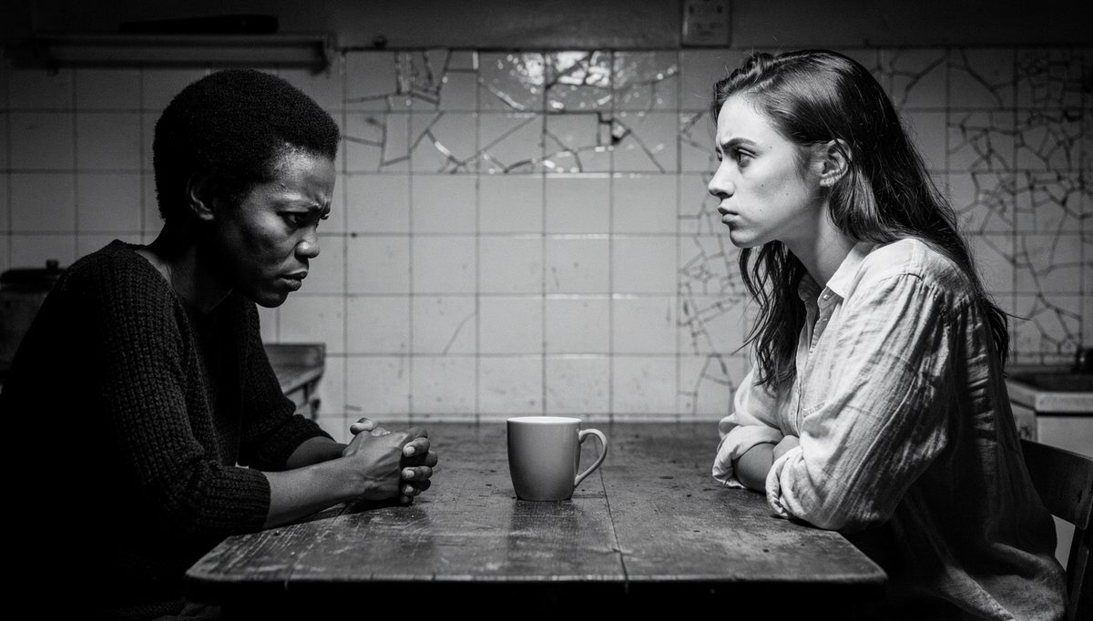 Two women in tense silence, toxic traits friendships explored