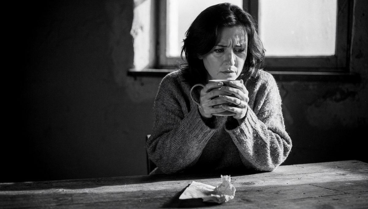 Woman in exhausted stillness, intermittent reinforcement and toxic traits