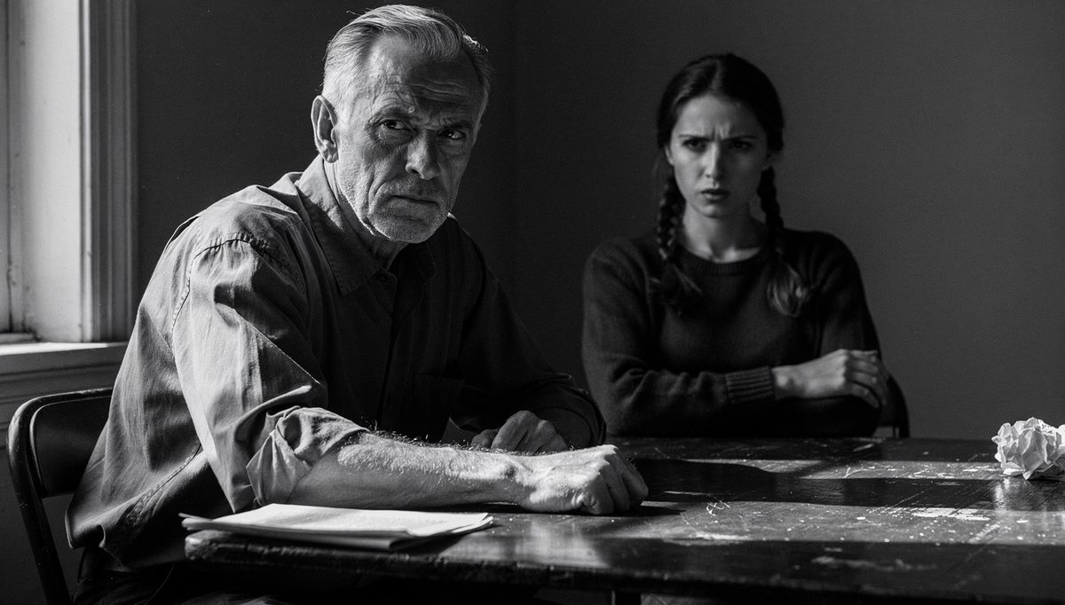 Man and woman in tense standoff showing amygdala hijack tension