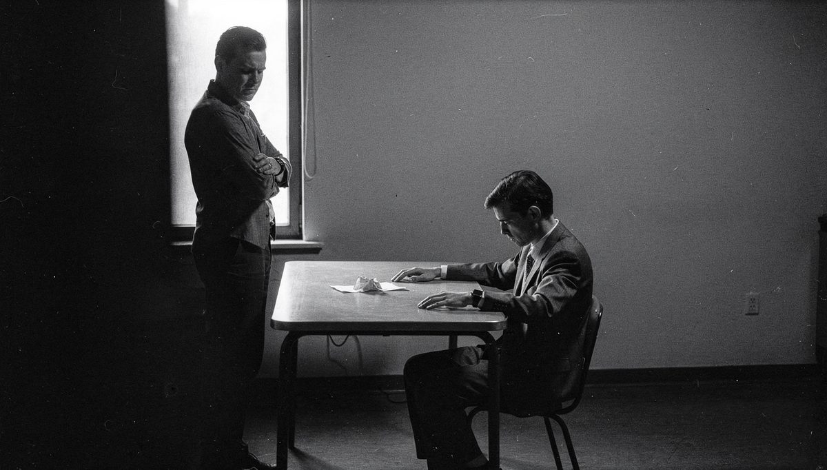 Two colleagues in tense standoff after difficult conversations go wrong