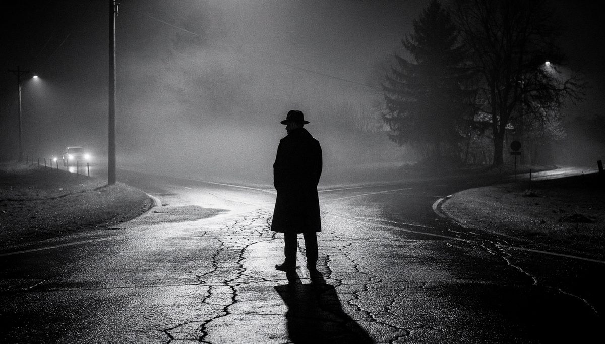 Lone figure at crossroads representing when mediation is not appropriate